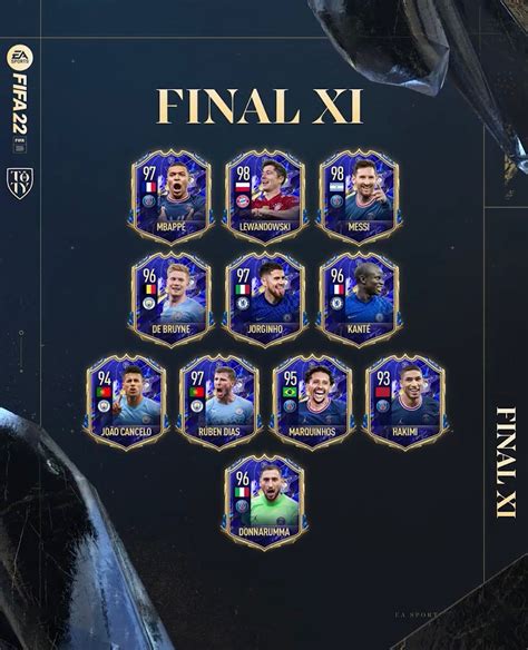 toty fifa 22|FIFA 22 Team of the Year (TOTY)